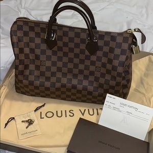 LOUIS VUITTON Speedy 35 Damier Ebene